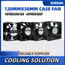 12038 120mm Industrial Cooling Fan 120x120x38mm Dual Ball DC12V/24V/ AC110V/220V