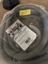 Hosom 1 Feet Heavy-duty Washer Drain Hose Extension, Washing Machine Hose Ext.