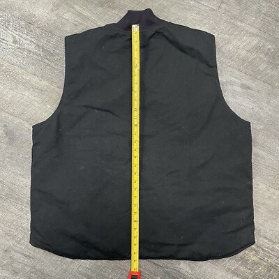 Carhartt ブラックベスト 2XL Tall V01BLK メンズ Carhartt ブラックベスト 2XL Tall V01BLK