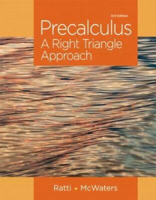 Precalculus: A Right Triangle Approach (3rd Edition) - Hardcover - GOOD