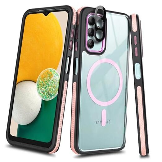 Magnetic Case for Samsung Galaxy A13 5G/4G [Compatible with MagSafe] Pink