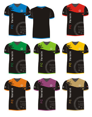 unisex Sport WarmUp Shirt BASIC 08 kurzarm + Wunschfarben = Euer Look