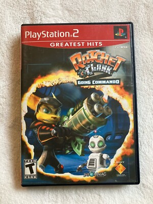 Ratchet & Clank: Going Commando (Sony PlayStation 2) PS2 CIB w/ Manual - Tested
