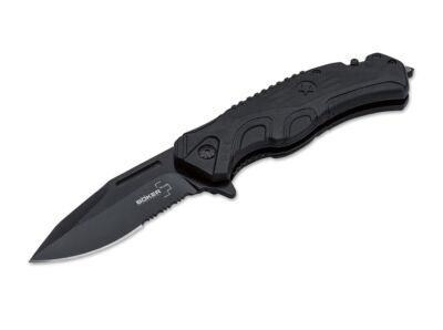 BOKER PLUS  Savior 2 Pocket Rescue Knife Belt Cutter 3.35'' Blade 12C27 - 01BO321