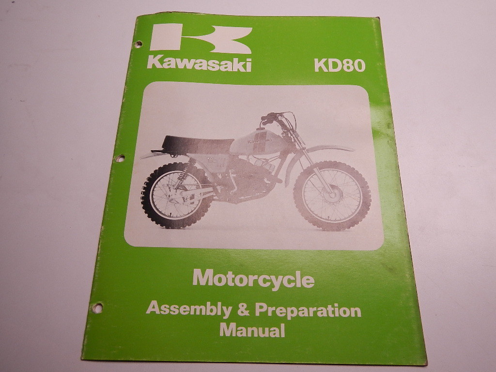 1979 Kawasaki KD80-M1 Motorcycle Assembly & Preparation Manual