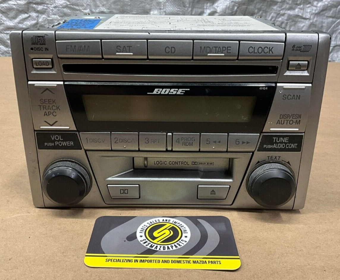 04-05 Mazda Miata OEM MSM Bose Double Din Radio Unit CD Disk