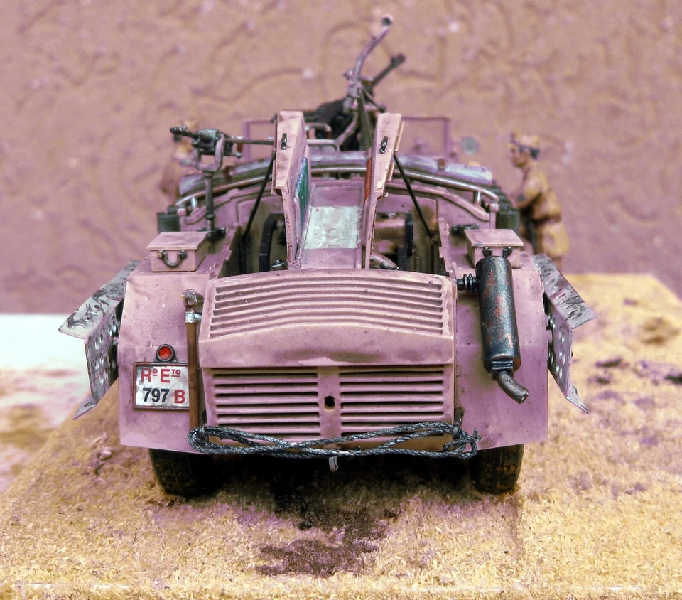 Diorama veicoli militari Italiani AS.42 SAHARIANA scala 1:35 Foto 4 de 4