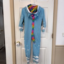 TIPSY ELFOS Unisex TRAJE MONO UNICORNIO ARCO IRIS DISFRAZ Halloween Niños Nuevo con Etiquetas Talla L