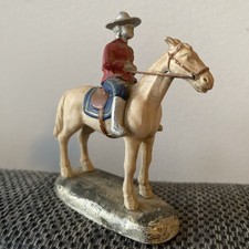 Juguete de colección policía de montaña canadiense a caballo MONTREAL juguete antiguo soldado plomo