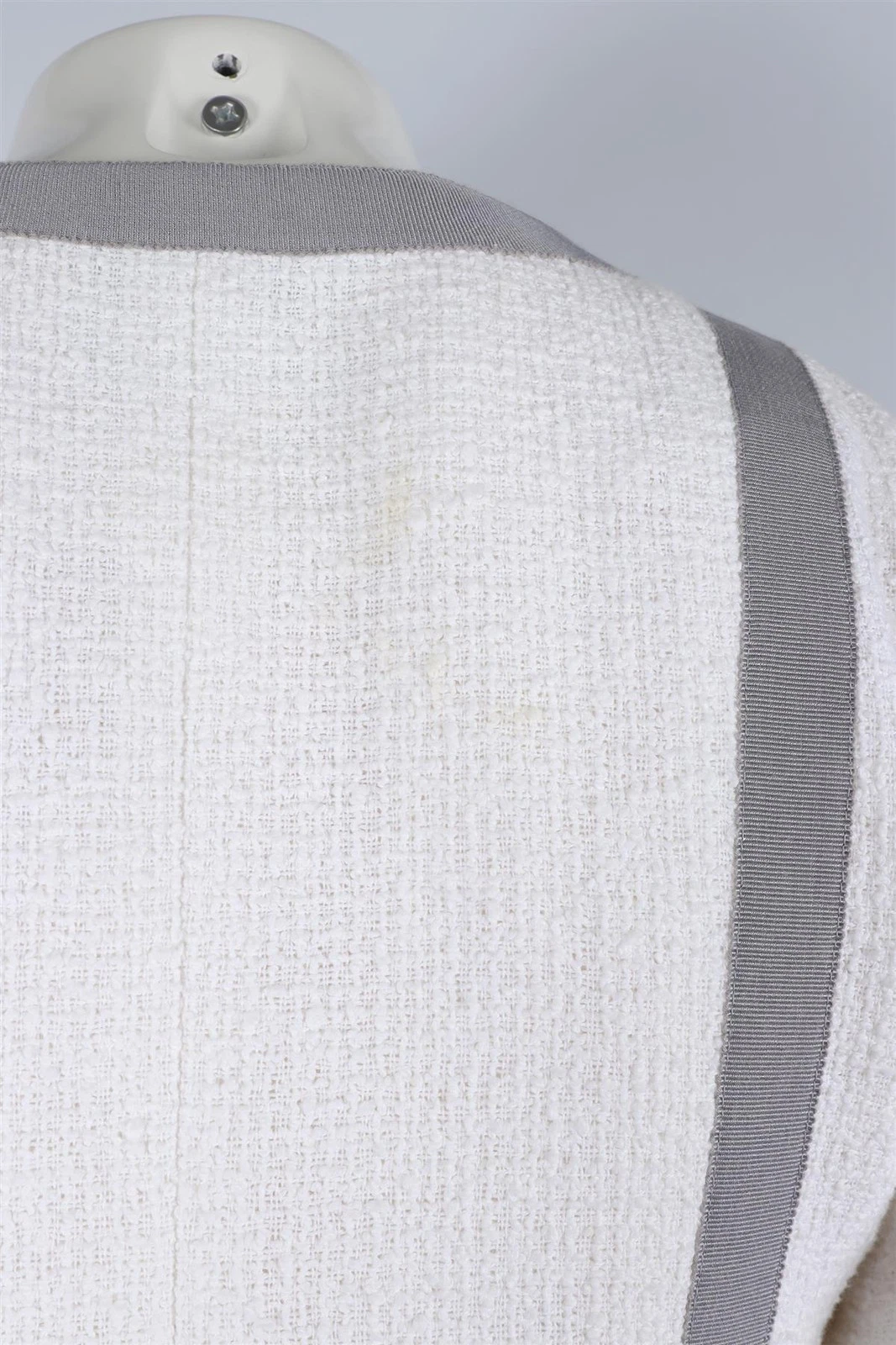 GIACCA CHANEL BIANCA 2014 COTONE FR 36 UK 8