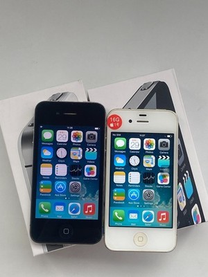 Apple iPhone 4 Unlocked iOS7  White Black 8GB 16GB 32GB Tested and Function well
