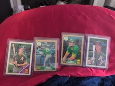Mark McGwire Jose Canseco Allstar Rookie Cards Mint Condition Oakland Athletics