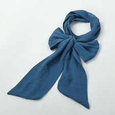 Mens Renaissance Scarf Jabot Cravat Costume Collar Dark blue