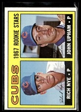 1967 Topps Rich Nye/John Upham Rookie NRMT/MT Set Break #608