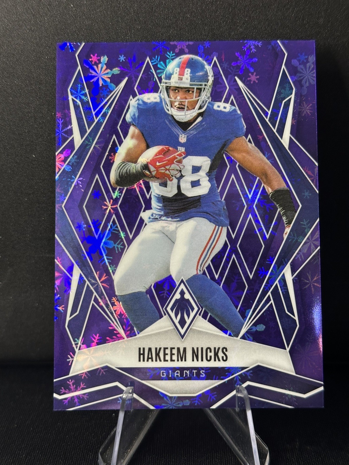 2025 Pheonix Football - Hakeem Nicks Purple Winter Parallel /249 No. 86