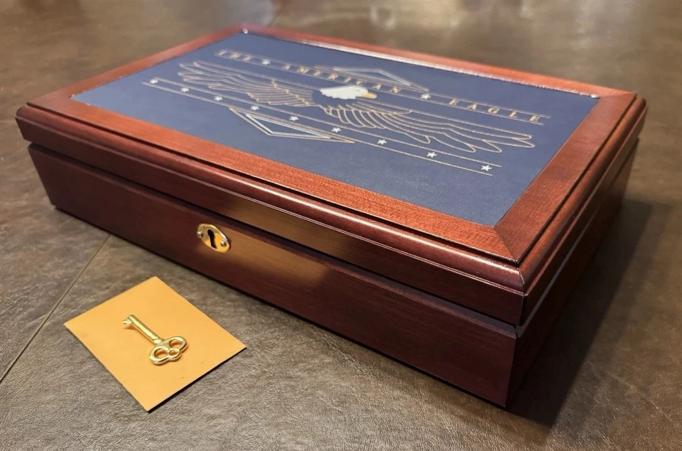 Colt 1911 American Eagle Wooden Display Case - Brand New - Made In The USA - Image 3 of 4