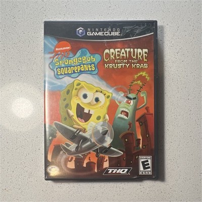 THQ SpongeBob Creature from the Krusty Krab - GameCube w/ Manual