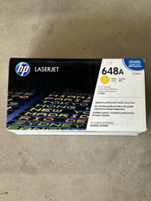 HP 648A CE262A Yellow Toner Cartridge Genuine OEM LaserJet - SEALED