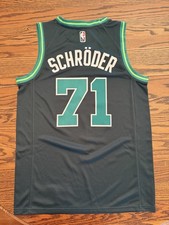 Dennis Schroder#71 Boston Celtics Nike NBA Swingman Jersey Sz L Rare EUC LIMITED