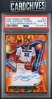 Karl-Anthony Towns 2023-24 Topps Cosmic #CCAV-KT Orange Autograph /25 PSA 10