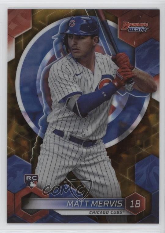 2023 Bowman's Best Gold Lava Refractor 38/75 Gabriel Moreno #38 6k2