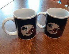 Pair Boelter Brand New England Patriots NFL Coffee Mugs 2014