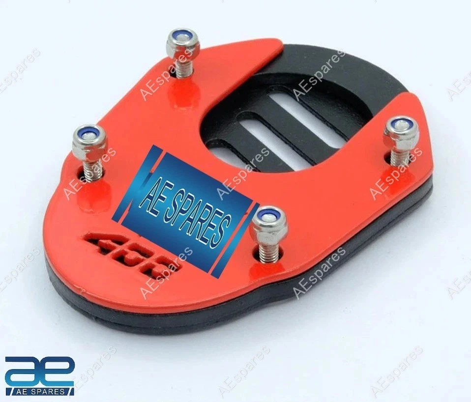 Side Stand Extender Stand Pad Holder Red Compatible With Triumph Speed 400 view 3