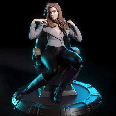 1/24 Scale Carmen Ibanez Full Resin Figure Unpainted Unassembled Model Kit Toys