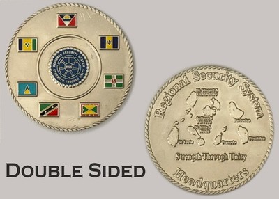 RSS Regional Security System Challenge Coin Headquarters Collectible J#1