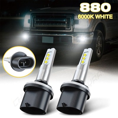 For Hyundai Tucson 2010-2015 2Pcs Bright White  880 CSP LED Fog Lights Bulbs
