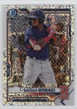 2021 Bowman Draft Chrome Sparkle Refractor Brainer Bonaci #BDC-54 1o2