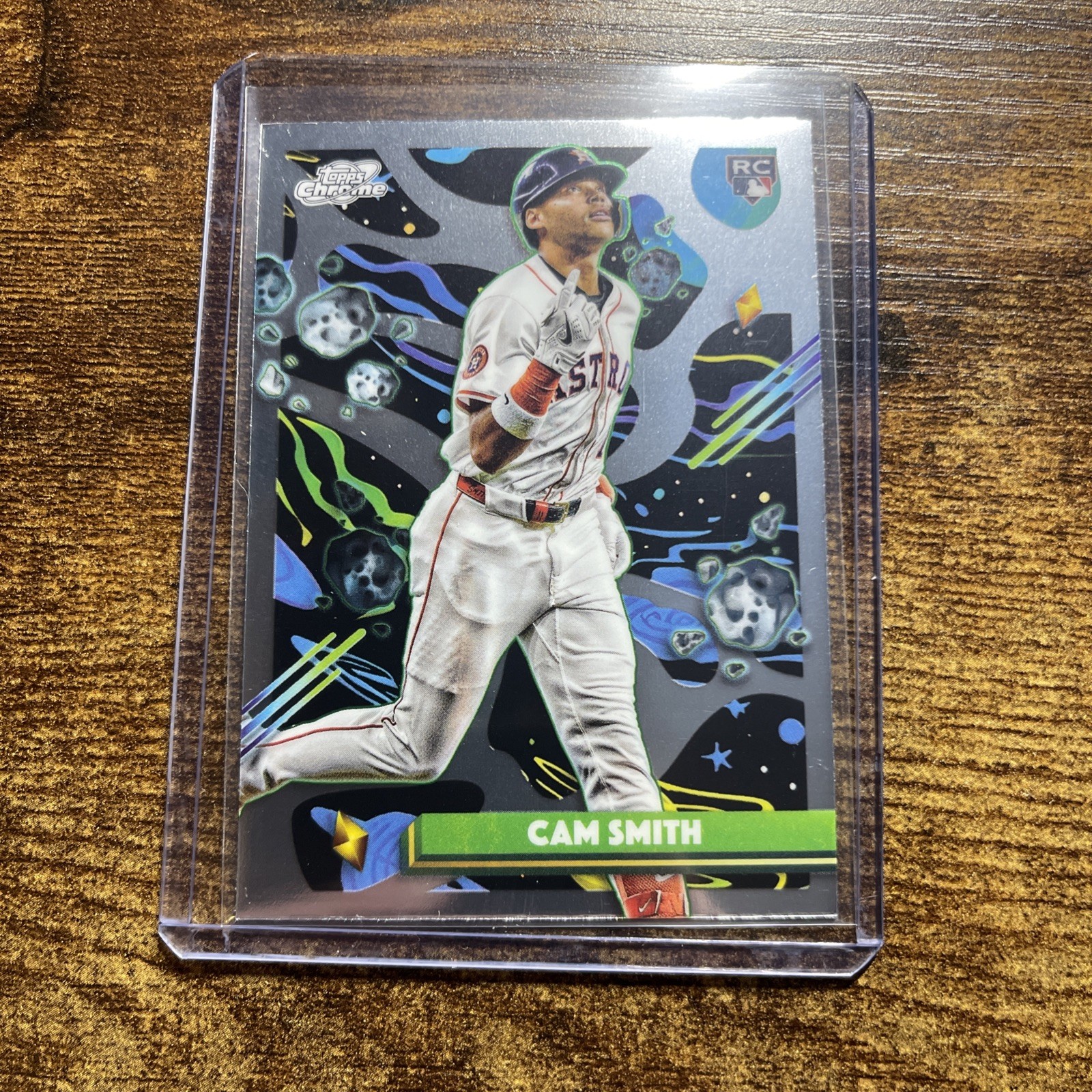 2025 Topps Chrome Cosmic Cam Smith #166 Base Houston Astros Rookie RC