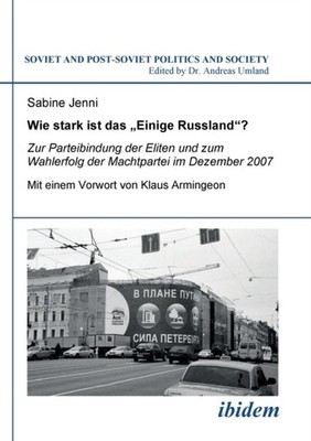 Jenni - Wie stark ist das Einige Russland. Zur Parteibindung der Elit - X555z