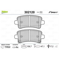 Valeo BremsbeläGe Hinten FüR Opel Insignia A Caravan Chevrolet Malibu 9-5