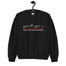 Premium Sweatshirt For Mustang Convertible 1967 Car Owners Birthday Gift