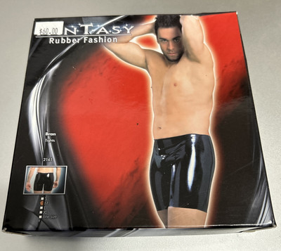 Fantasy Rubber Fashion Men s Tights Black Medium 