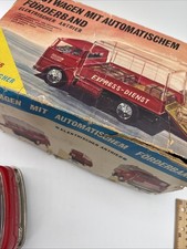 VTG Deutshe Tin Litho Express Friction Power Box Truck Battery Conveyor READ