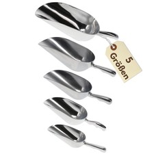 Aluminium Abwiegeschaufel Rund Futterschaufel...