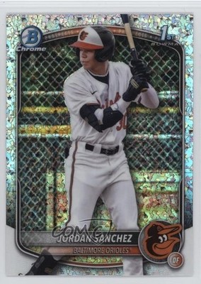 2025 Bowman Chrome Prospects Mini-Diamond Refractor Jordan Sanchez #BCP-208 16e6