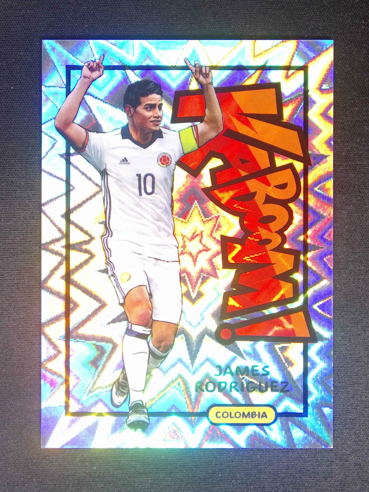 2017-18 Panini Select James Rodriguez #16 Colombia Kaboom Case Hit SSP
