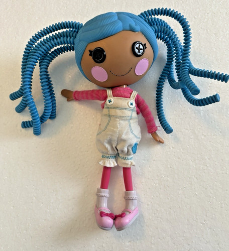 LALALOOPSY Doll Silly Hair Mittens  Fluff N Stuff  Toy Blue 12 inches  DOLL ONLY