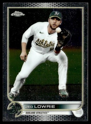 2022 Topps Chrome Jed Lowrie Oakland Athletics #140