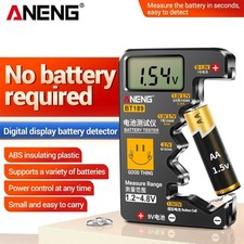 ANENG BT189 Button Cell Battery Tester 9V N D C AA AAA Universal Household LCD D