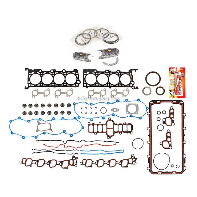 Juego completo de juntas cojinetes anillos aptos para Ford F150 2002-2003 4,6 L SOHC Foto 2 de 4