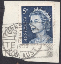 30 SEP 1968 TOWNSVILLE, QLD-AUST complete circular postmark 5c  QEII