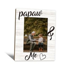 Fathers Day Papaw Picture Frames - Grandpa Photo Frame, Papaws Gifts color-1