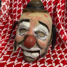 Moving Jaw Clown Mask Latex Full Head PMG Paper Magic Group 2009