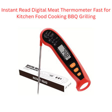 Instant Read Digital Meat Thermometer Fast for Kitchen Food Cooking BBQ Grilling