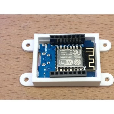 Wemos D1 mini ( DIN rail ) mount 3d Printed
