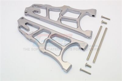 SET BRACCI ANTERIORI SUPERIORI E INFERIORI IN ALLUMINIO + SET 28 Set Gpm Trx Udr Black